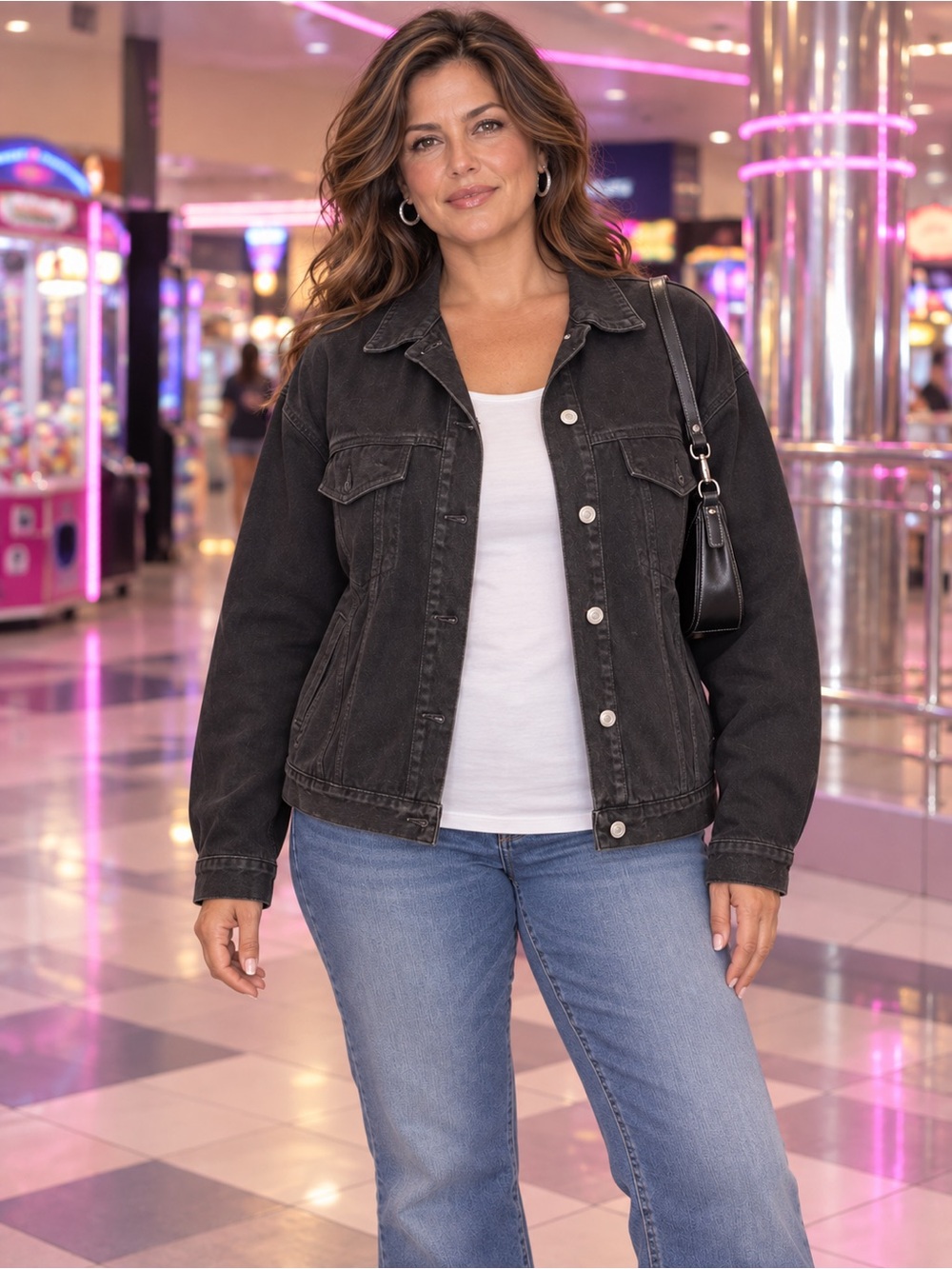 Jordache Finest Quality Jeanswear Black Denim Jacket